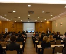 Evento realizado no auditório da PGE em Curitiba
