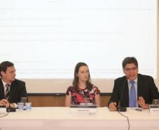 O procurador-chefe do Contencioso Fiscal, Dr. Júlio da Costa Rostirola Aveiro, coordenou a palestra